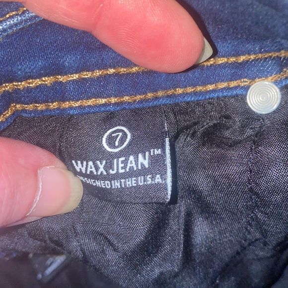 DARK WASH *WAX JEANS​​ - Picture 6 of 10